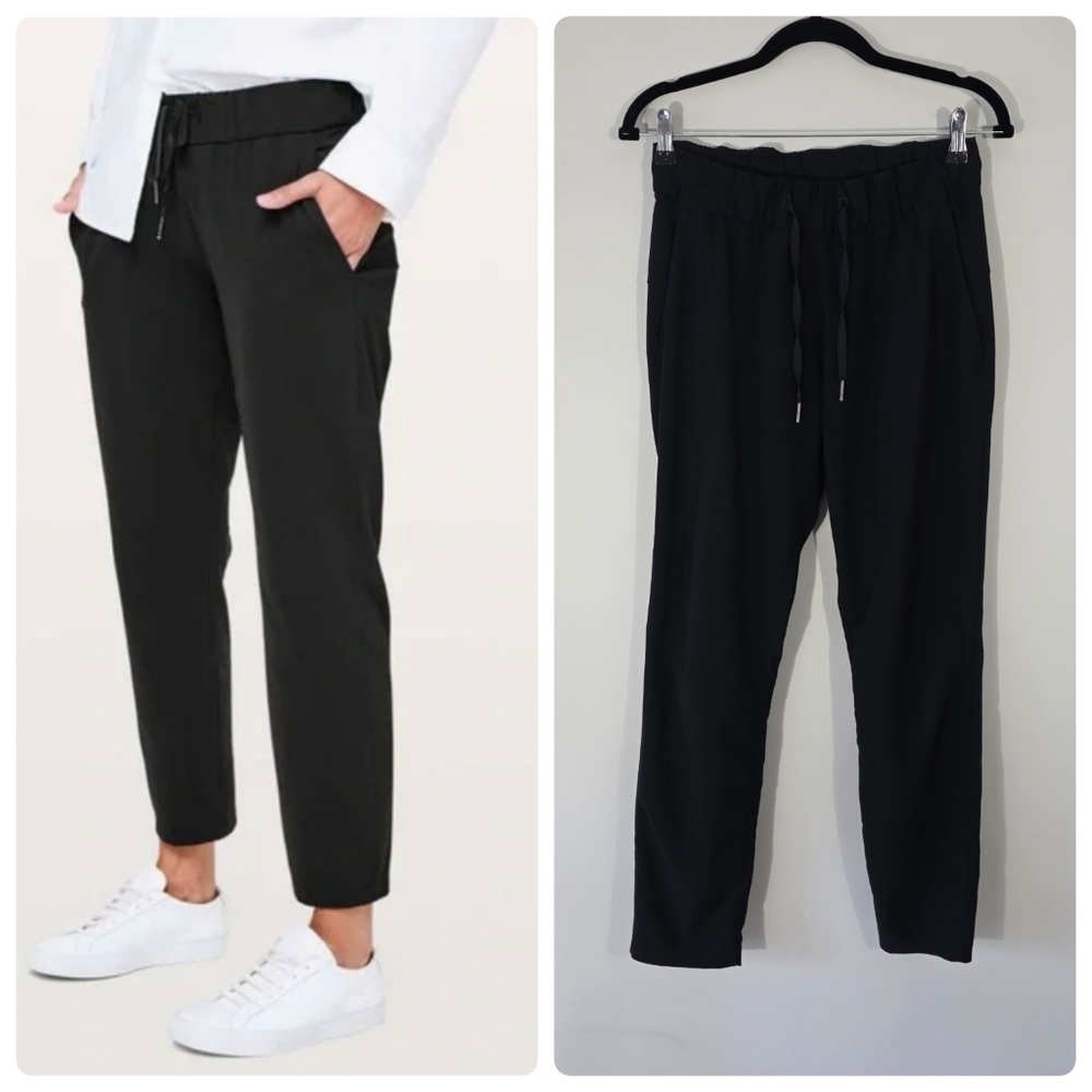 Lululemon On The Fly Pant Woven 28" Black Size 4